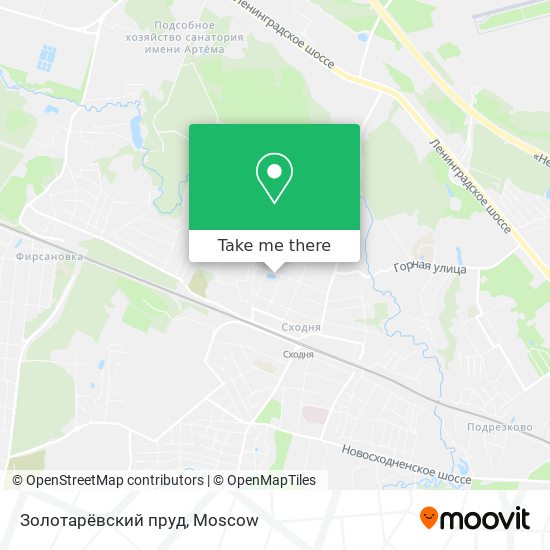 Золотарёвский пруд map