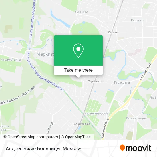 Андреевские Больницы map