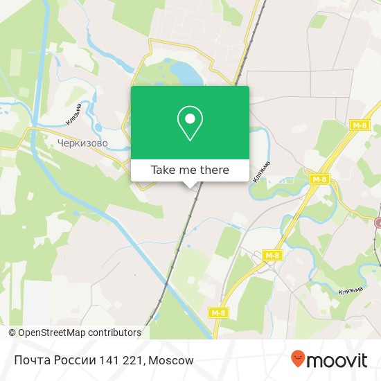 Почта России 141 221 map