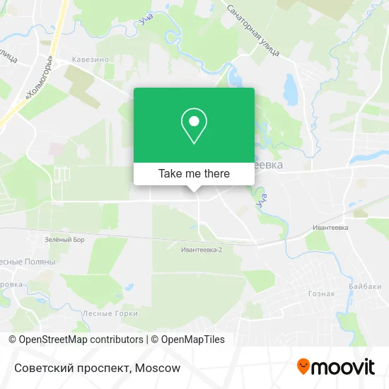 Советский проспект map