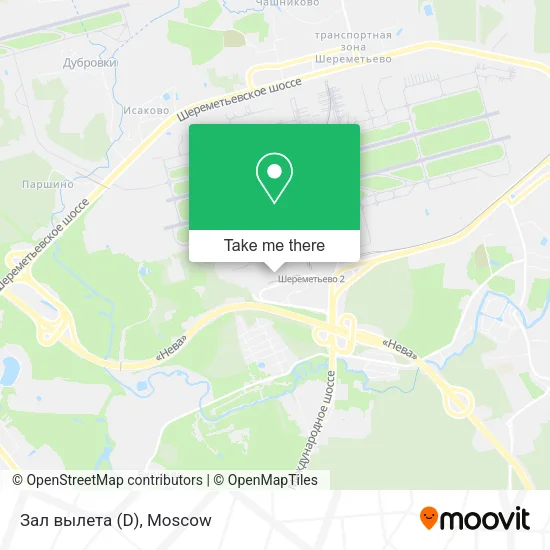 Зал вылета (D) map