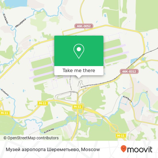 Музей аэропорта Шереметьево map
