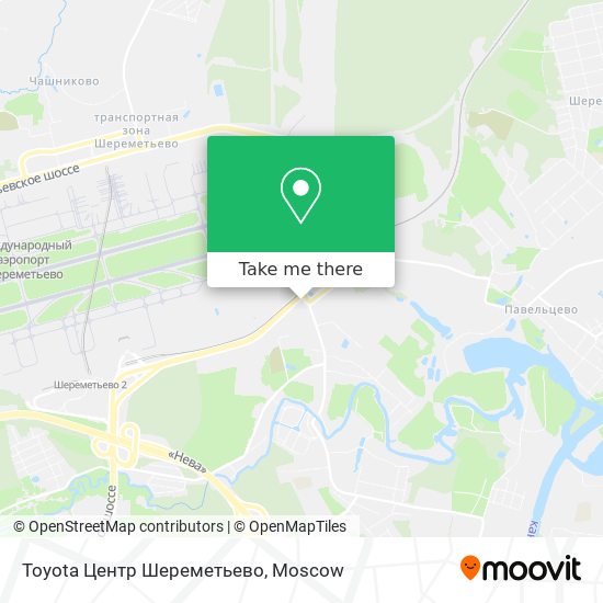 Toyota Центр Шереметьево map