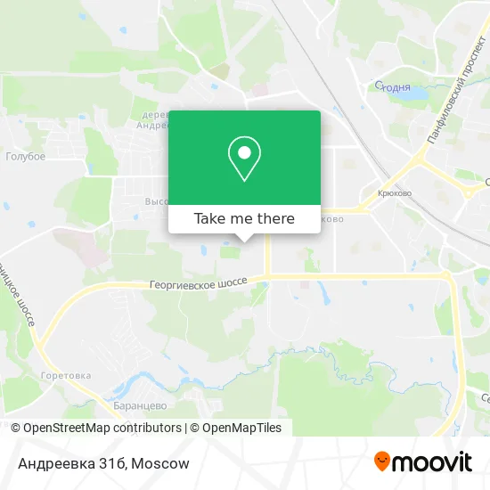 Андреевка 31б map