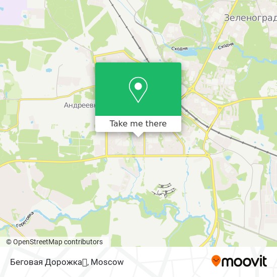 Беговая Дорожка map