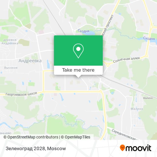 Зеленоград 2028 map