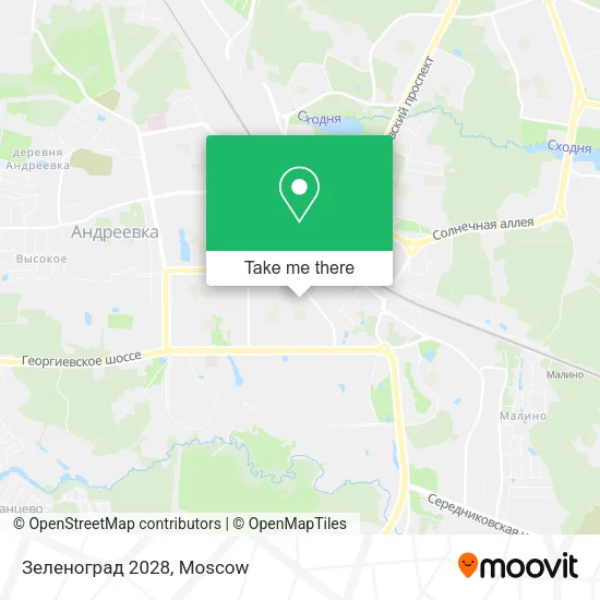 Зеленоград 2028 map