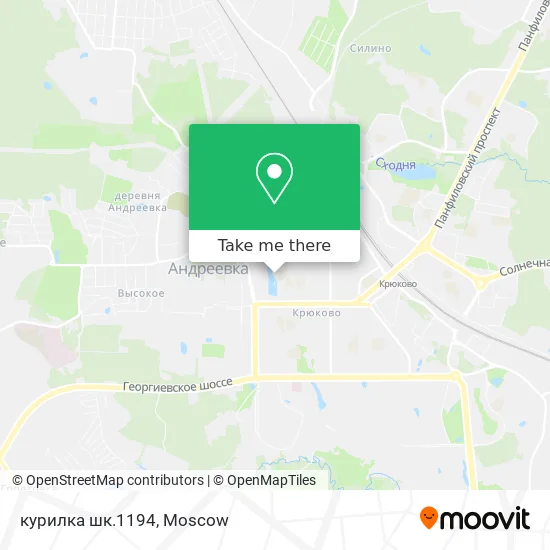 курилка шк.1194 map