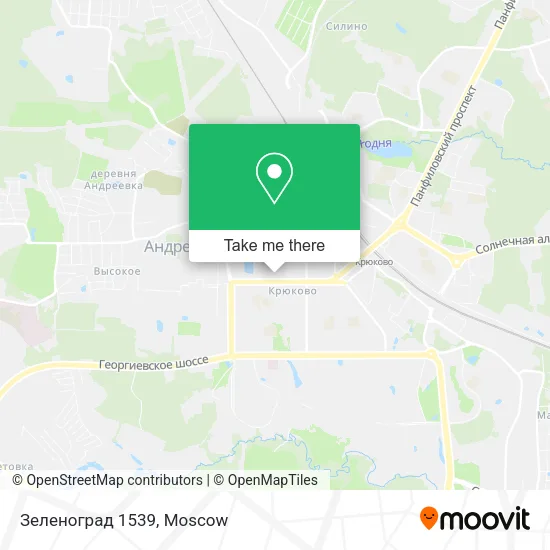 Зеленоград 1539 map