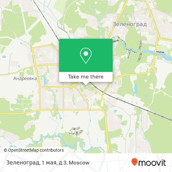 Зеленоград, 1 мая, д.3 map