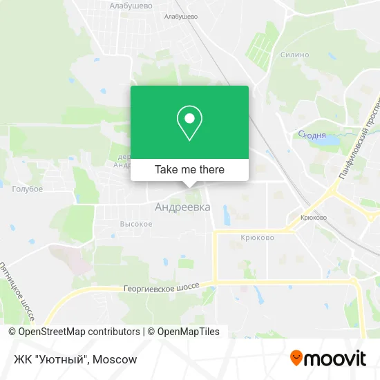 ЖК "Уютный" map