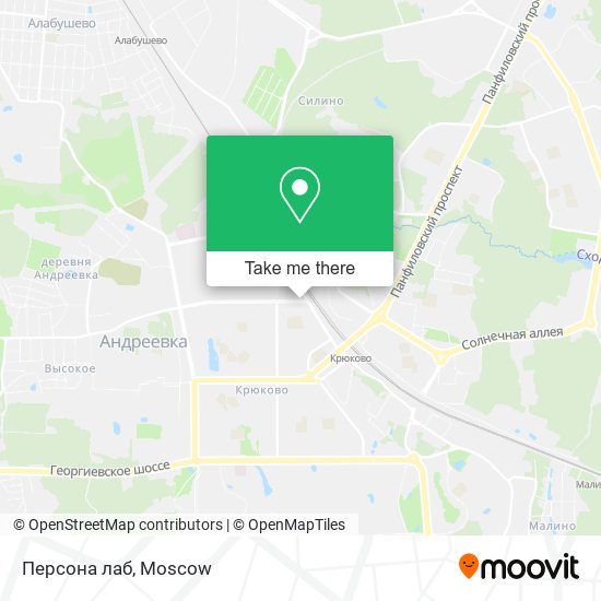 Персона лаб map