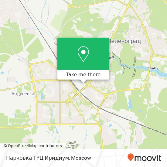 Парковка ТРЦ Иридиум map