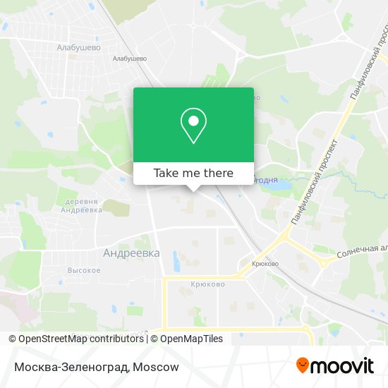 Москва-Зеленоград map