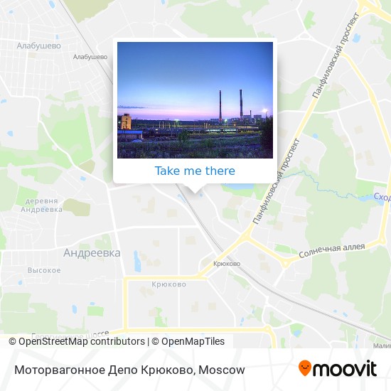 Моторвагонное Депо Крюково map