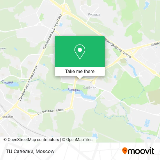 ТЦ Савелки map