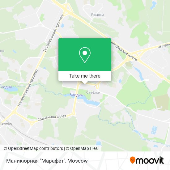 Маникюрная "Марафет" map