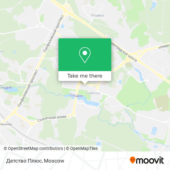 Детство Плюс map