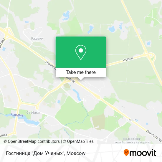 Гостиница  "Дом Ученых" map