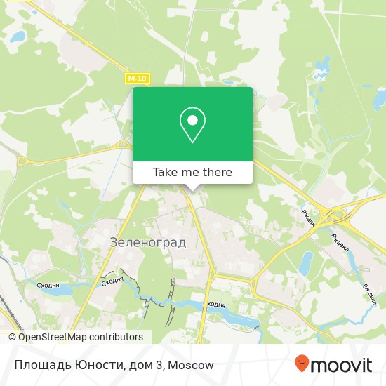 Площадь Юности, дом 3 map