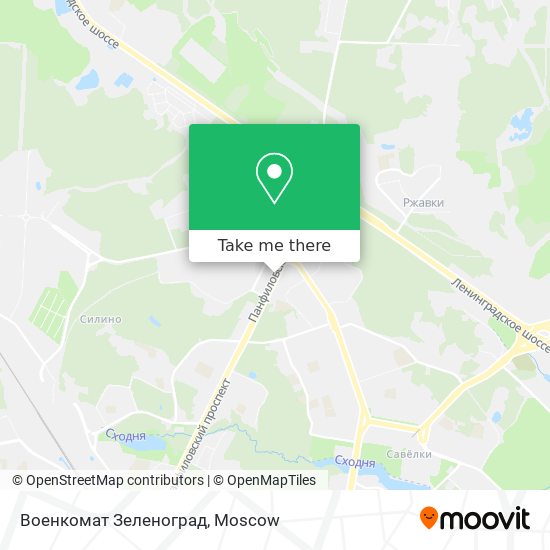 Военкомат Зеленоград map