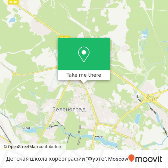 Детская школа хореографии "Фуэте" map