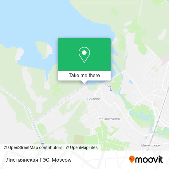 Листвянская ГЭС map