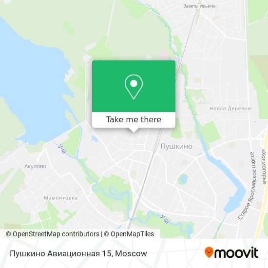 Пушкино Авиационная 15 map