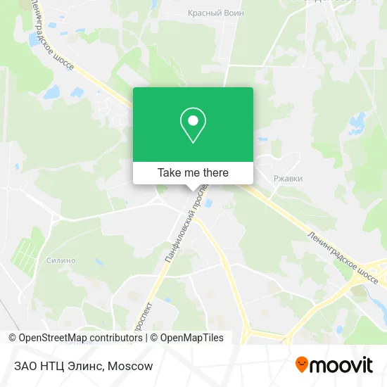 ЗАО НТЦ Элинс map