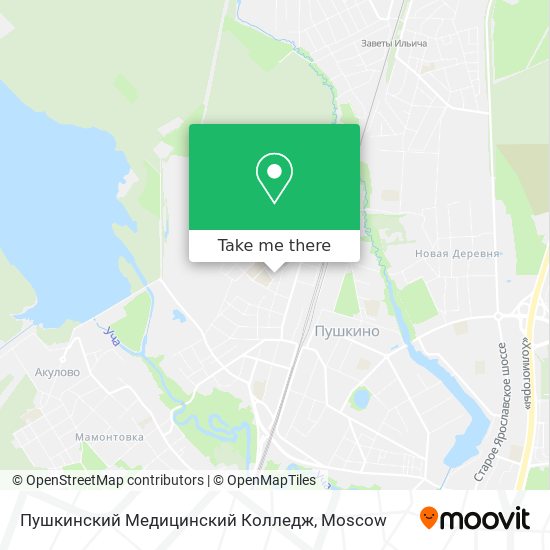 Пушкинский Медицинский Колледж map