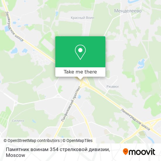 Памятник воинам 354 стрелковой дивизии map