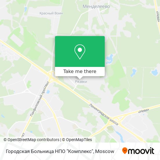 Городская Больница НПО "Комплекс" map