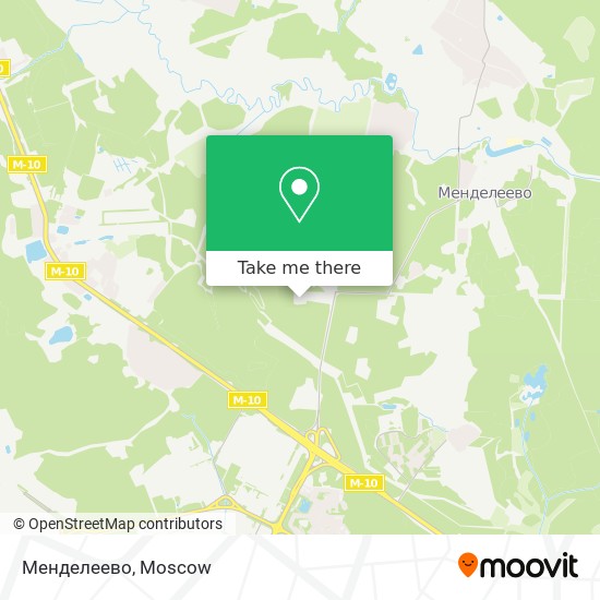 Менделеево map