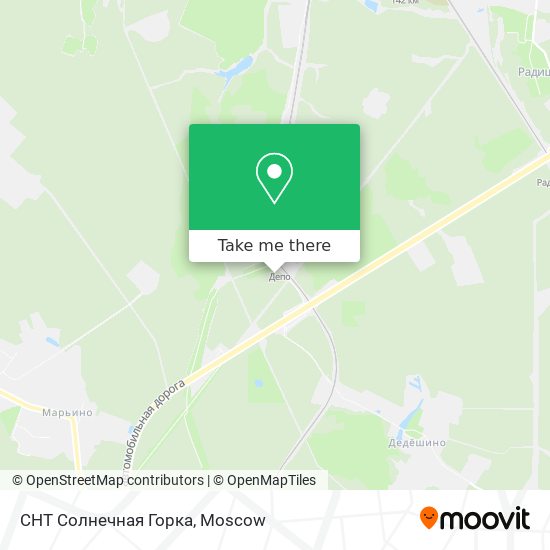 СНТ Солнечная Горка map