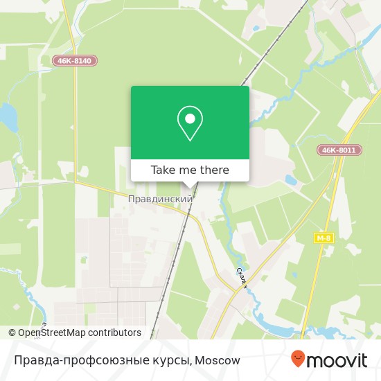 Правда-профсоюзные курсы map