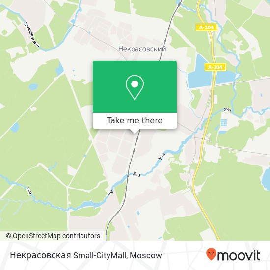 Некрасовская Small-CityMall map