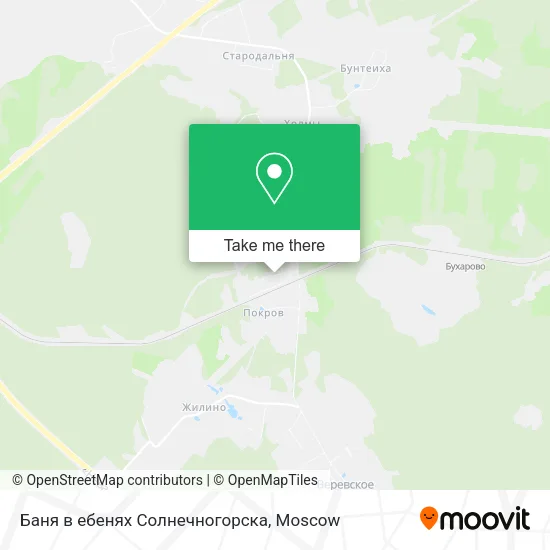 Баня в ебенях Солнечногорска map
