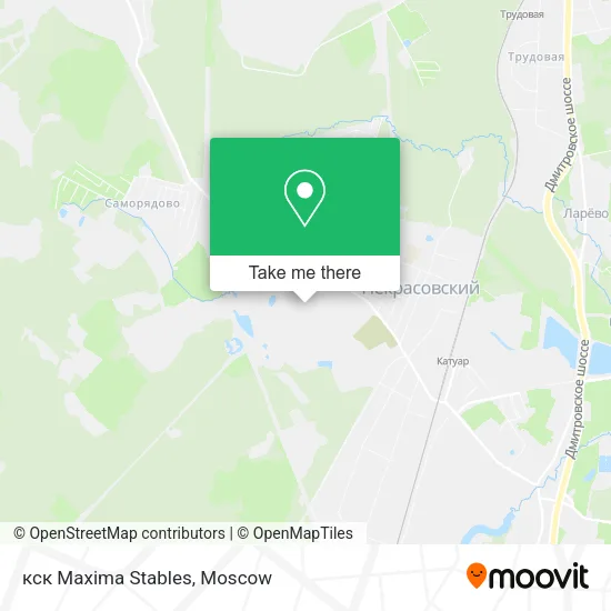 кск Maxima Stables map