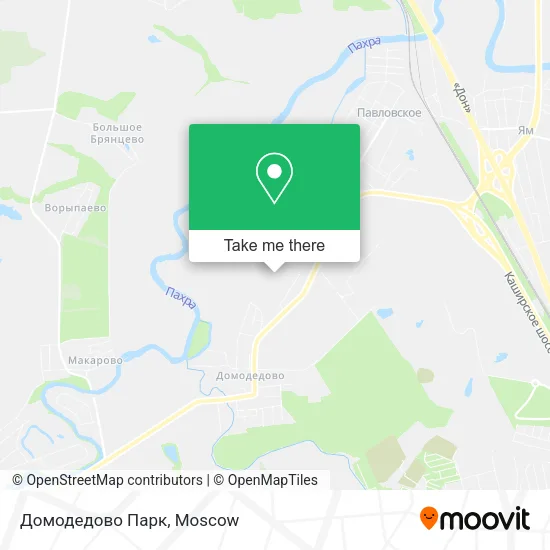 Домодедово Парк map