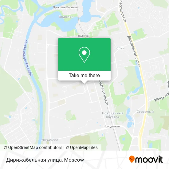 Дирижабельная улица map