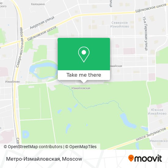 Метро-Измайловская map