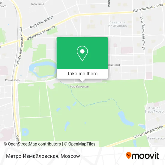 Метро-Измайловская map
