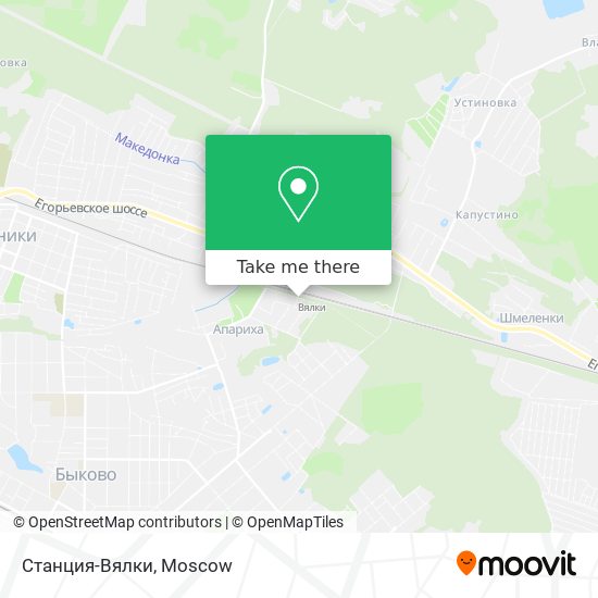 Станция-Вялки map