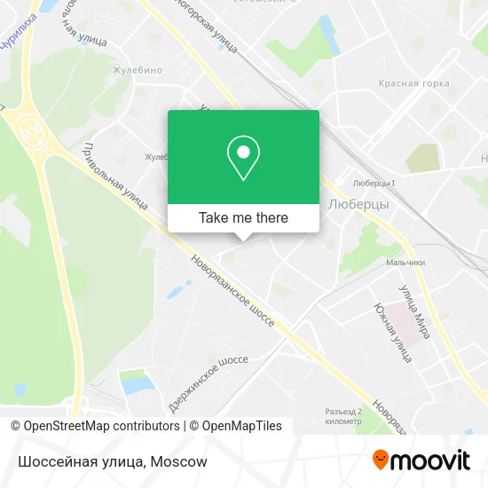 Шоссейная улица map