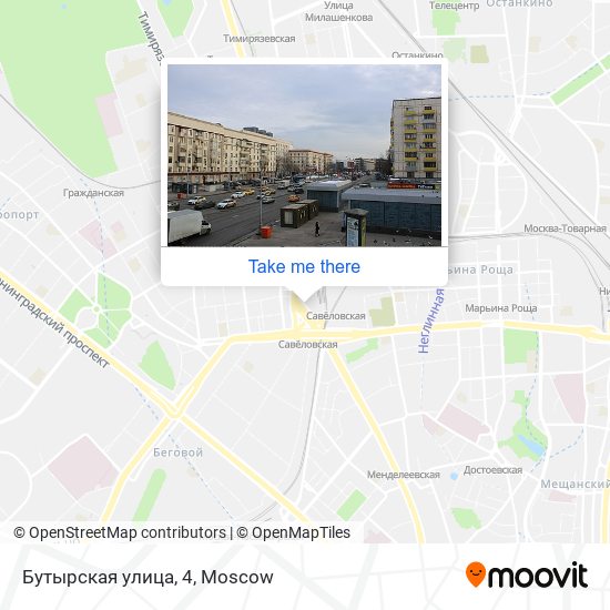 Бутырская улица, 4 map