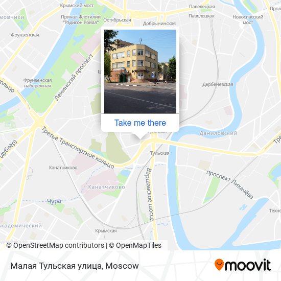 Малая Тульская улица map