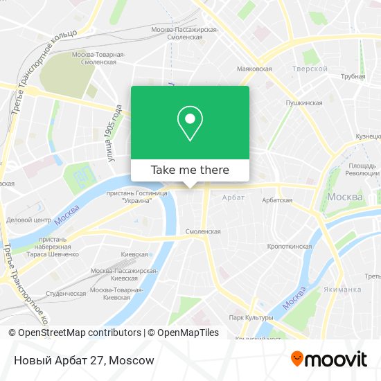 Новый Арбат 27 map