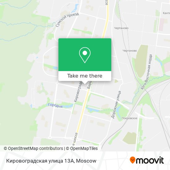 Кировоградская улица 13A map