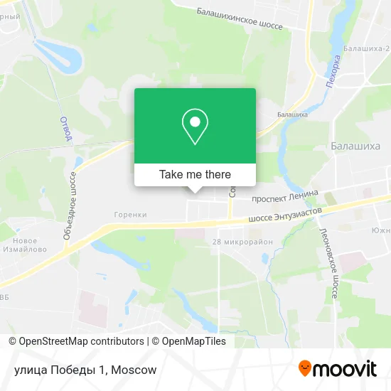 улица Победы 1 map