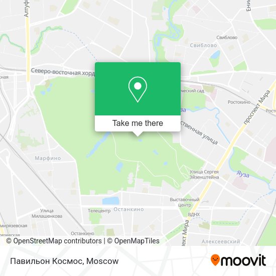 Павильон Космос map